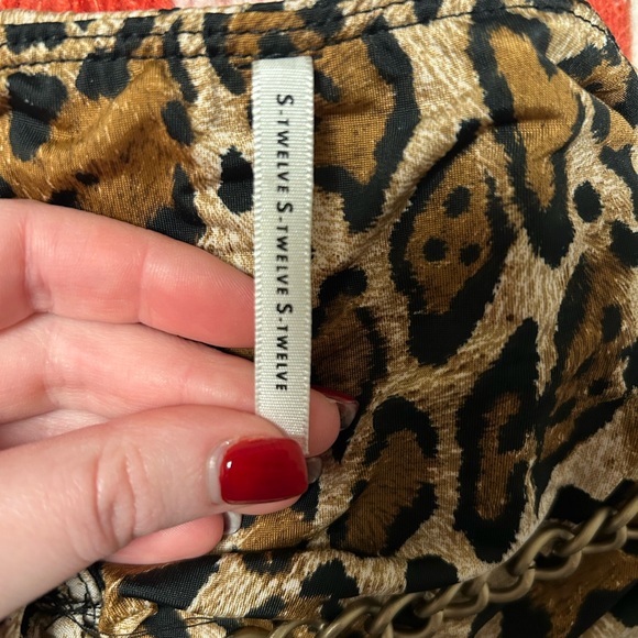 S-Twelve Wild Patterned Dress - Picture 6 of 7